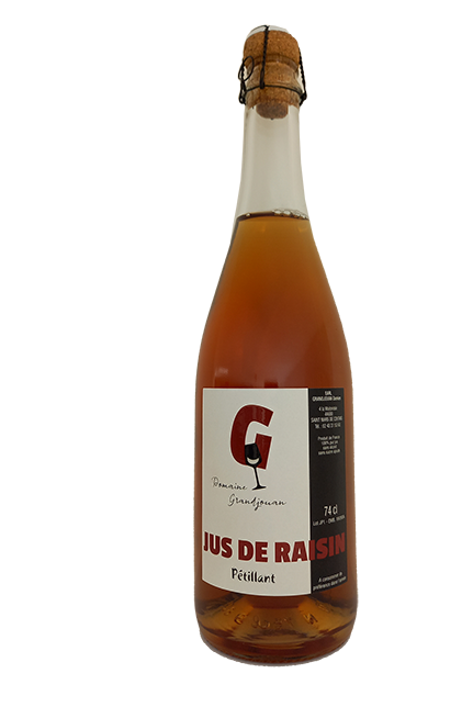 Jus de raisin pétillant 44680 Domaine Grandjouan